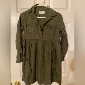 BRAND NEW OLD NAVY KIDS BUTTON UP DRESS SIZE L (10-12)